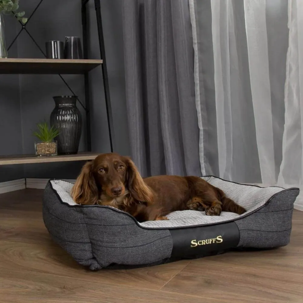 Scruffs Windsor Box Faux Tweed Dog Bed