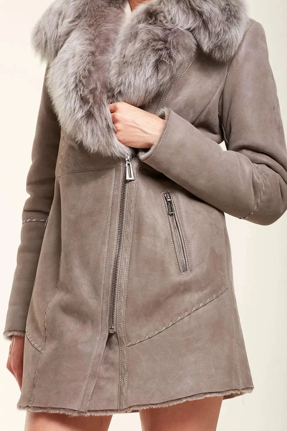 Sheepskin jacket