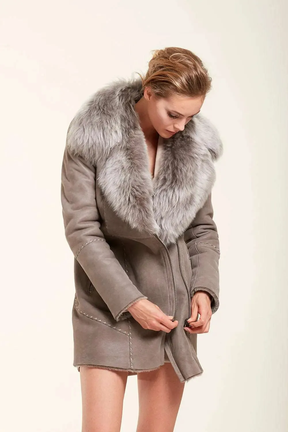 Sheepskin jacket