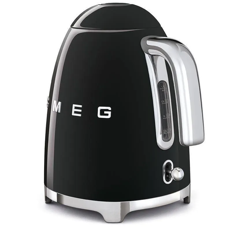 Smeg Jug Kettle 1.7L Black