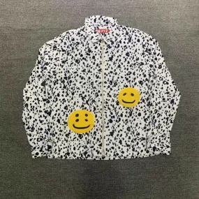 Smiley Patchwork Patterned Jacket