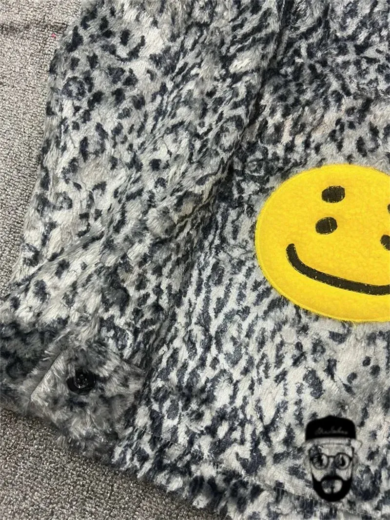 Smiley Patchwork Patterned Jacket