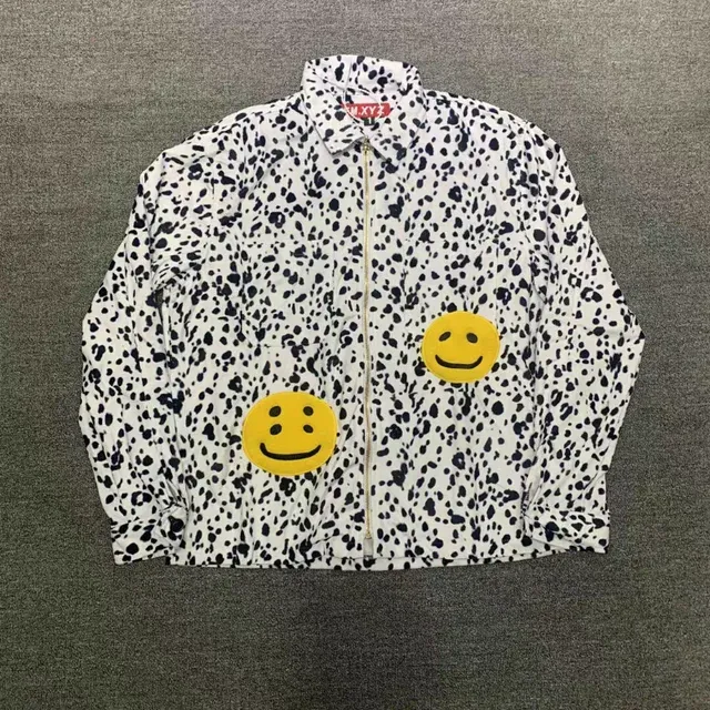 Smiley Patchwork Patterned Jacket