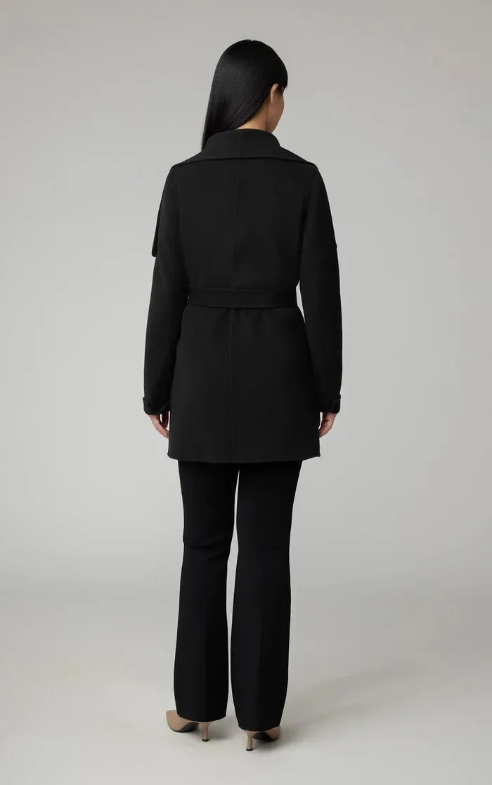 SOIA&KYO BRIDGETTE-N - Straight-Fit Double-Face Wool Coat