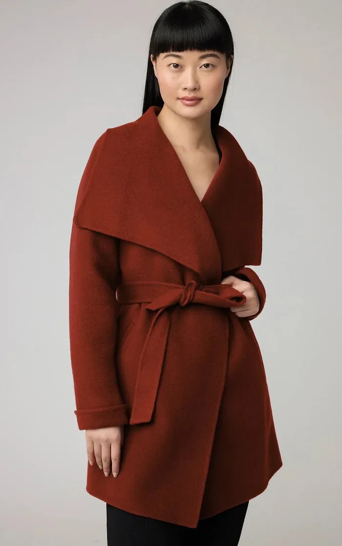 SOIA&KYO BRIDGETTE-N - Straight-Fit Double-Face Wool Coat