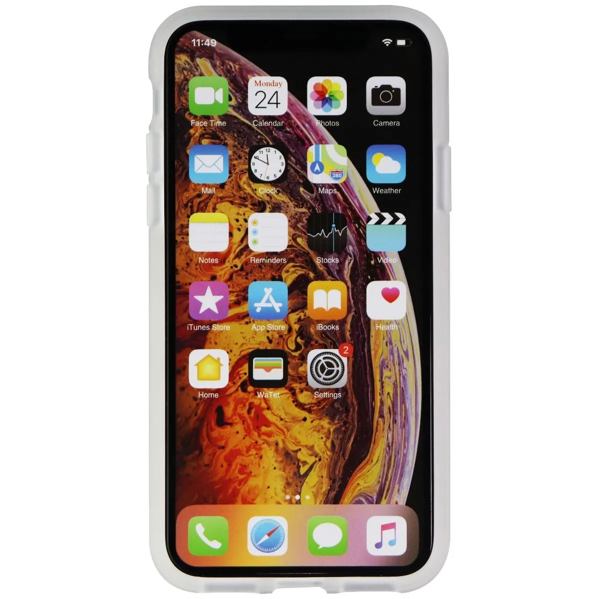 Sonix Clear Coat Series Case for Apple iPhone Xs / iPhone X - Ditsy Daisy/Clear