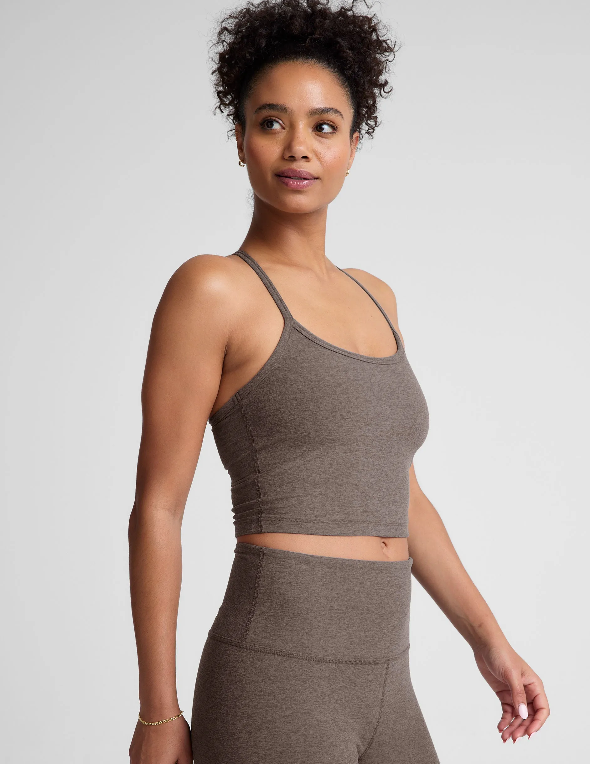 Spacedye Slim Racerback Cropped Tank