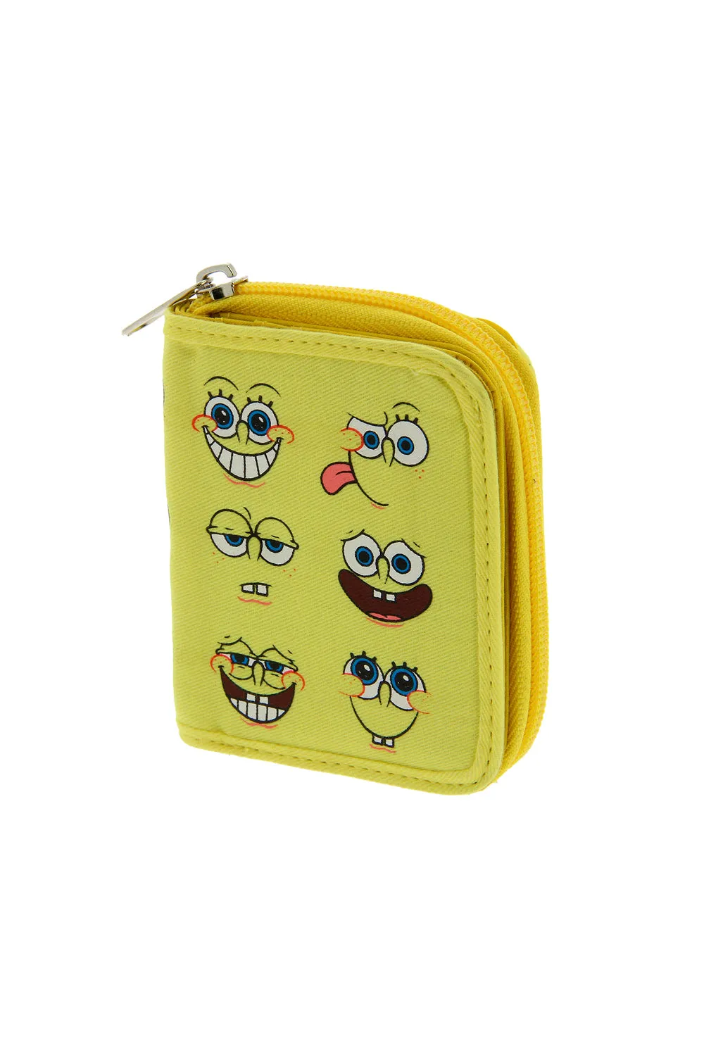 Sponge Bob Multi character Zip Wallet