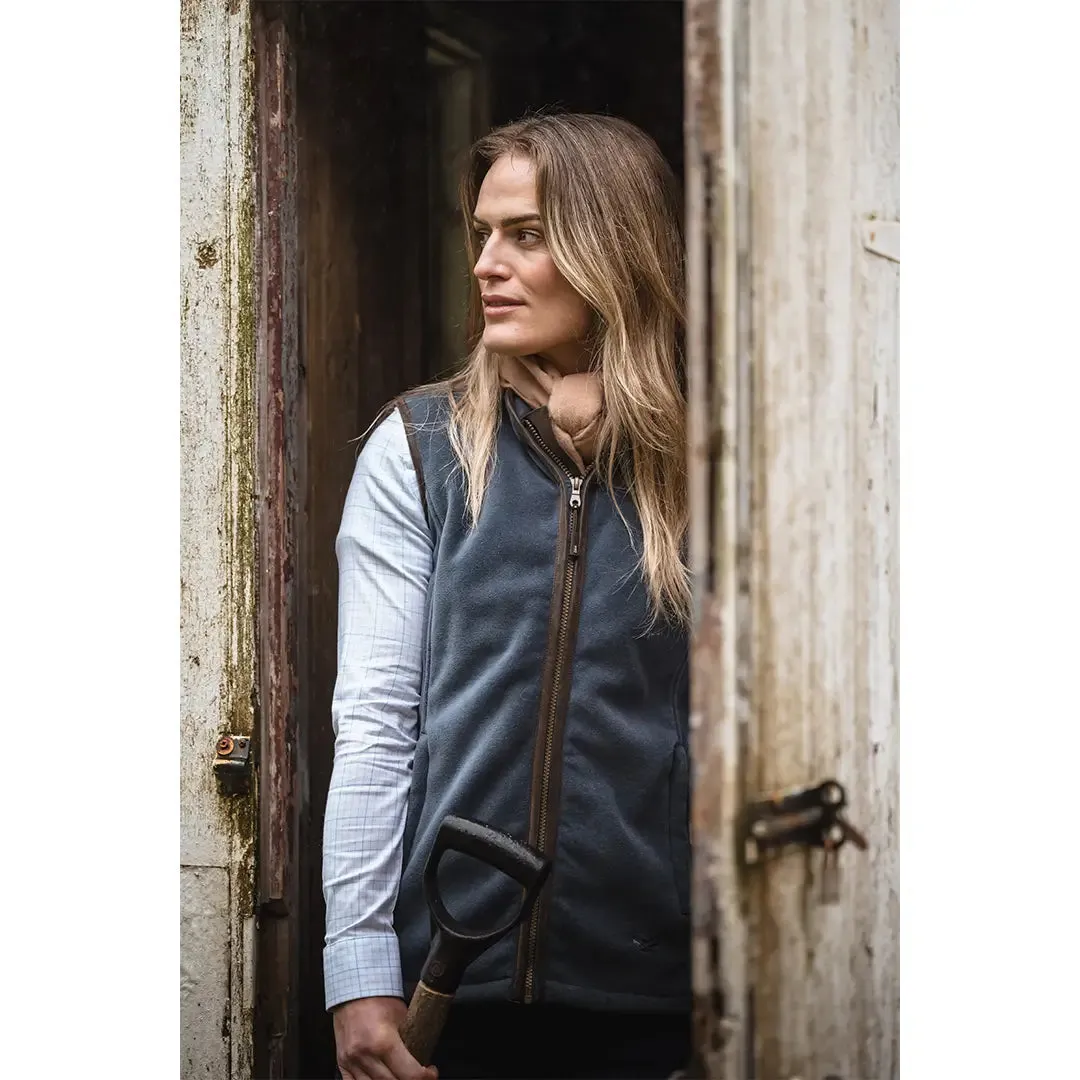 Stenton Ladies Fleece Gilet - Slate Grey by Hoggs of Fife