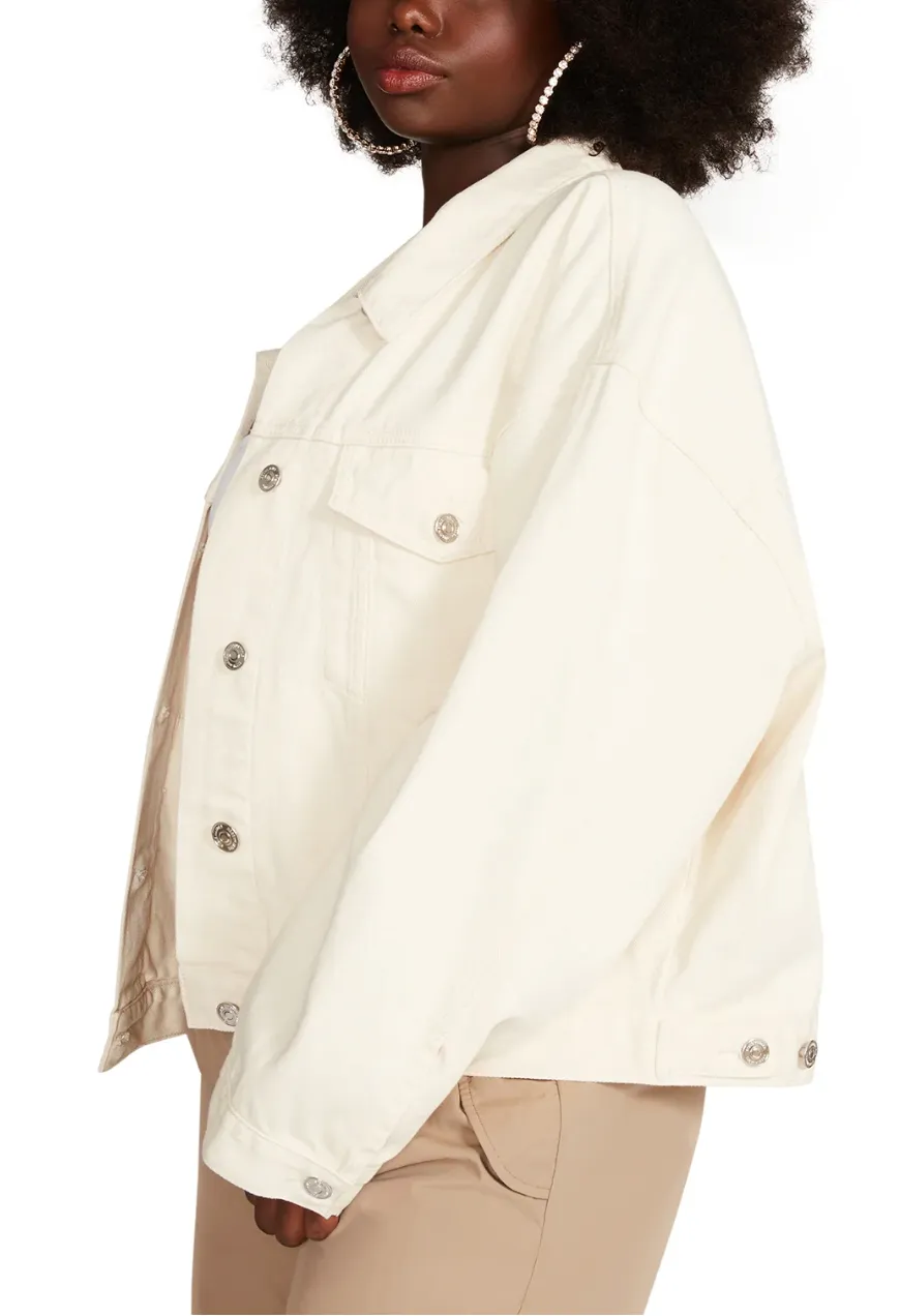 The Sienna Denim Jacket by Steve Madden - Ecru