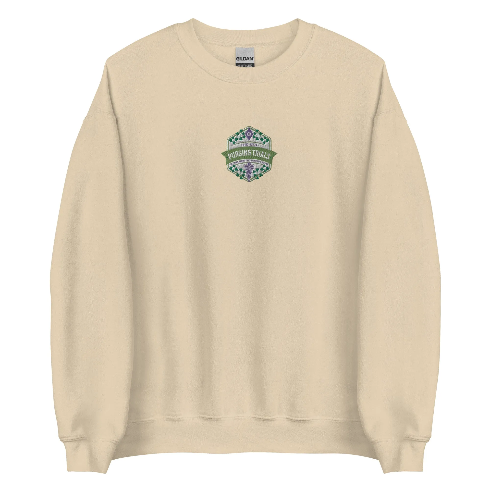 The Sixth Purging Trials Embroidered Sweatshirt