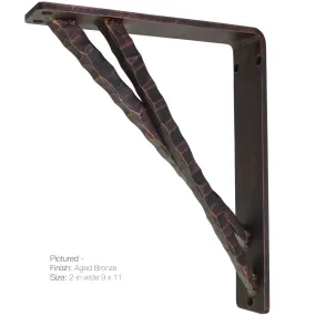 Torches Wrought Iron Corbel | 2" Wide