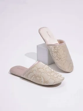 Traditional Embroidered Headband Slippers