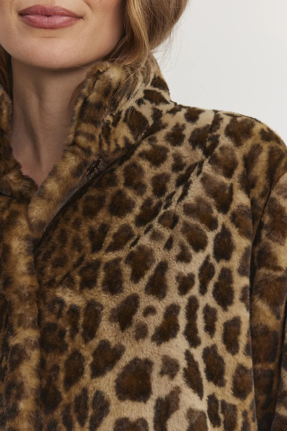 Velvet by Graham & Spencer Valli 06 Faux Fur Jacket | Animal