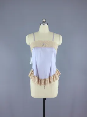 Vintage Camisole / Lavender Blue Lace