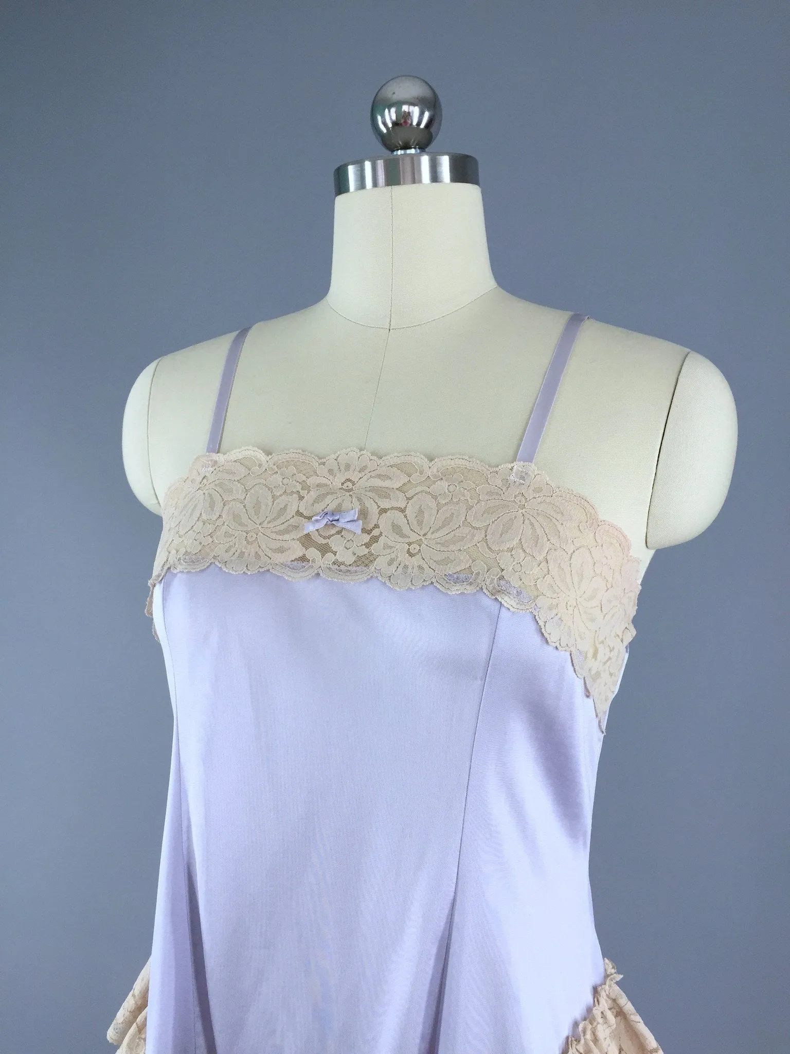 Vintage Camisole / Lavender Blue Lace