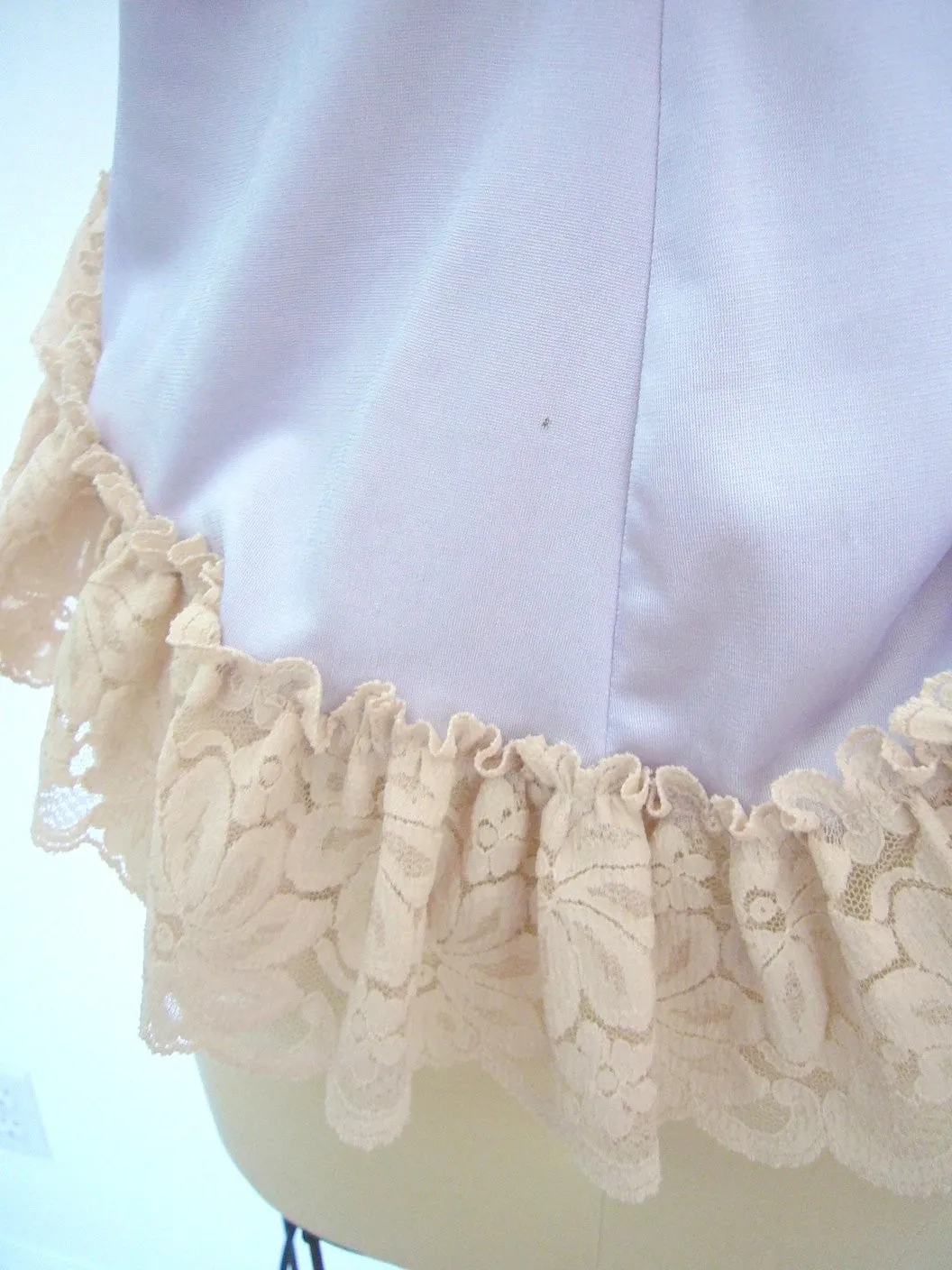 Vintage Camisole / Lavender Blue Lace