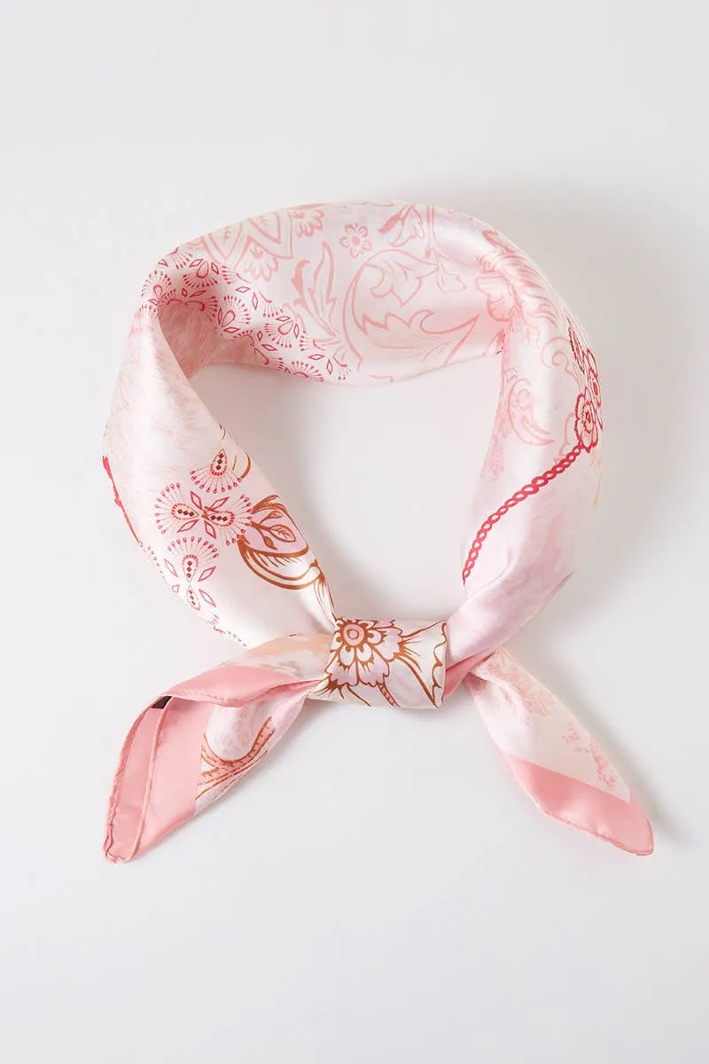 Watercolor Floral Scarf