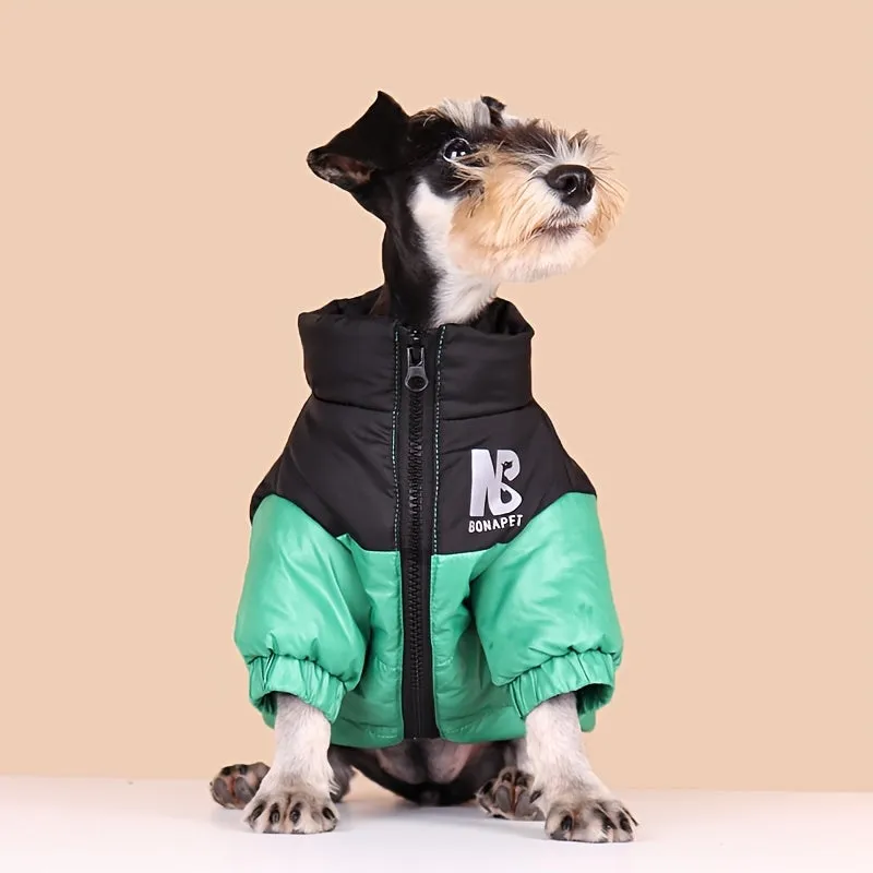 Winter Warm Pet Clothes Reflective Dog Coat for Cold Seasons