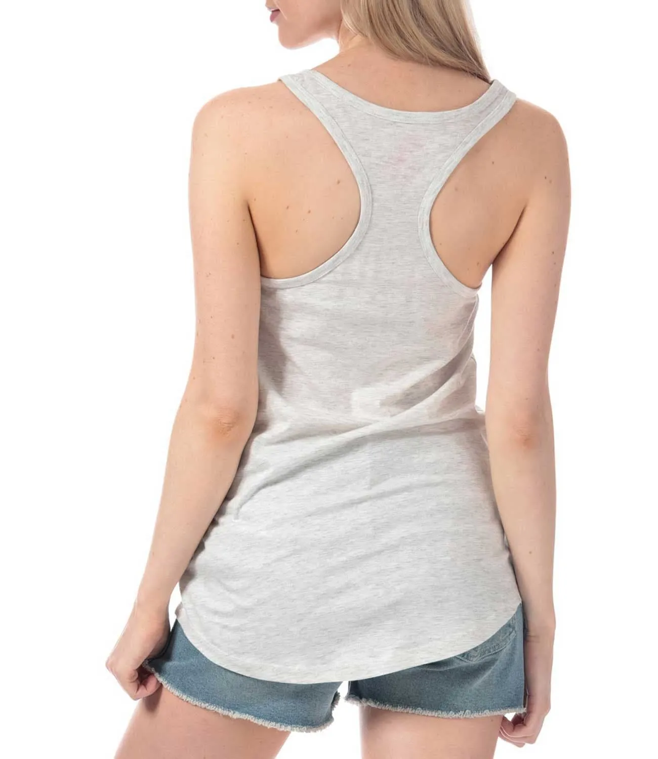 Women Scoop Neck Sleeveless Plain Vest - XS/S