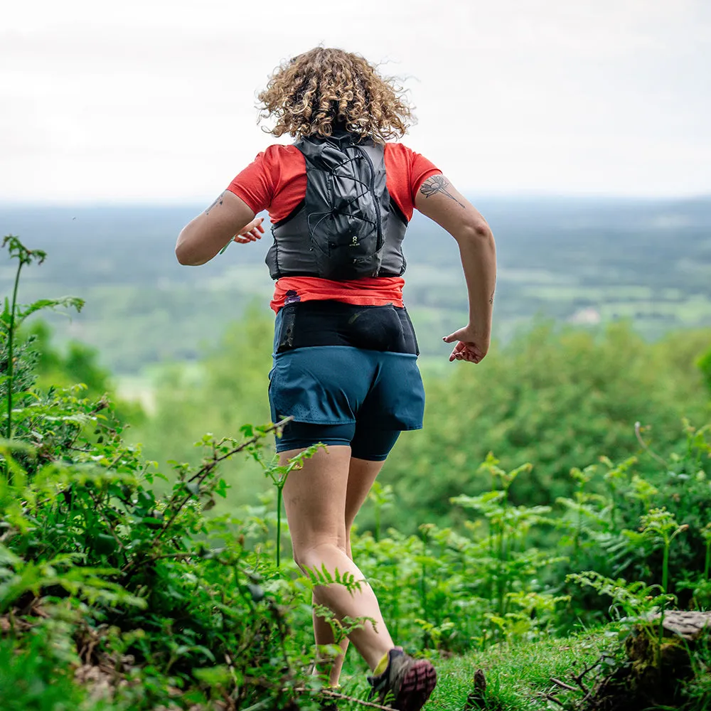 Womens Tern 2-In-1 Trail Shorts (Petrol)